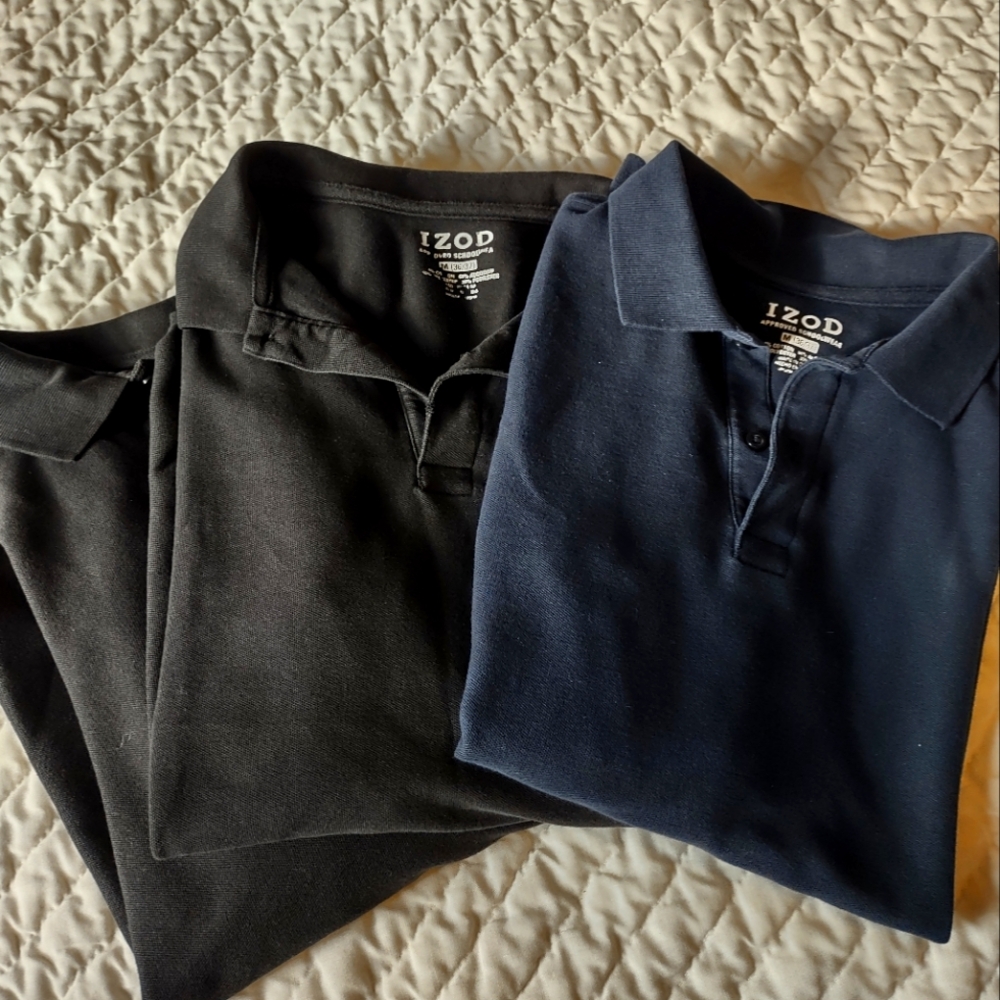 IZOD Approved School wear Boys Medium short sleeve button up with collar (3)